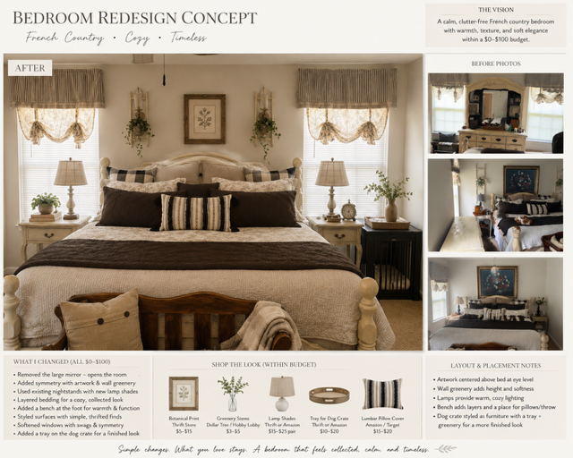 A bedroom redesign