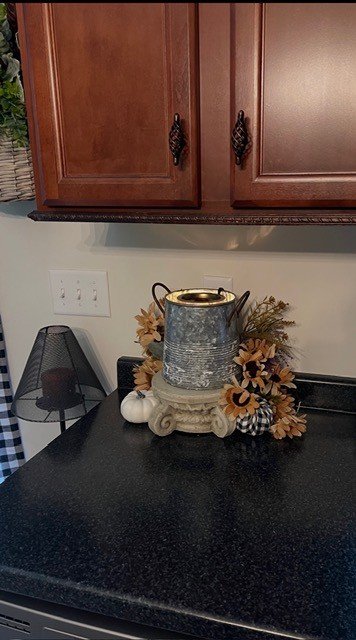 Cabinets with hardware and trim