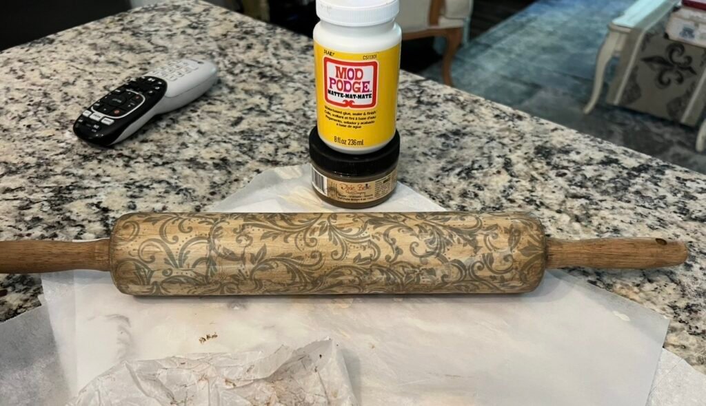 Mod Podge rolling pin 