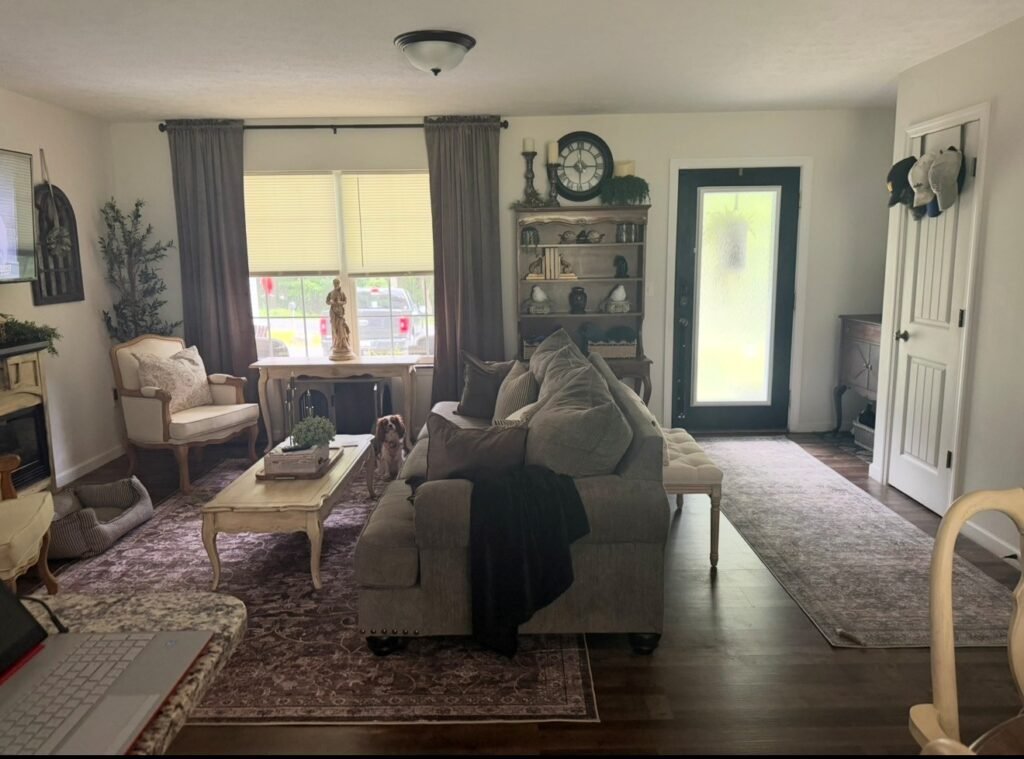 A view of the coordinating rugs
