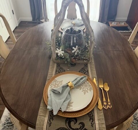 My $60 Dining Table Makeover – And the Makeover After the Makeover
