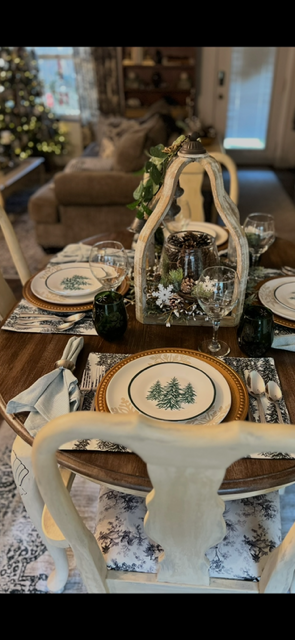 Another dining table view