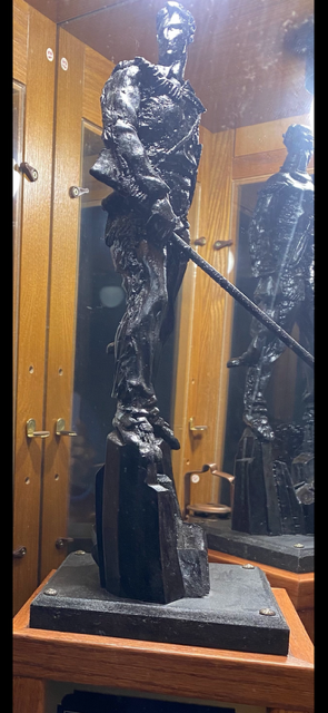 West Virginia coal Mountaineer sculpture