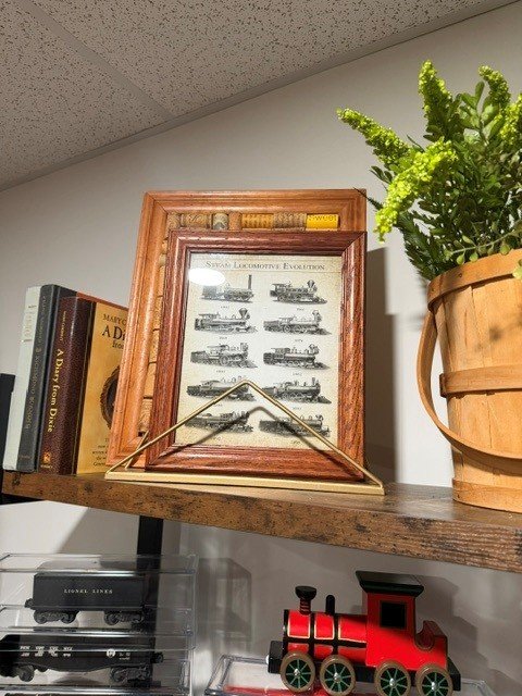 Vintage train print from Amazon